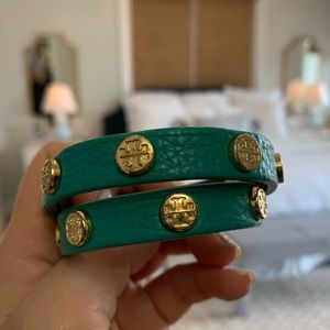 Tory Burch leather wrap bracelet